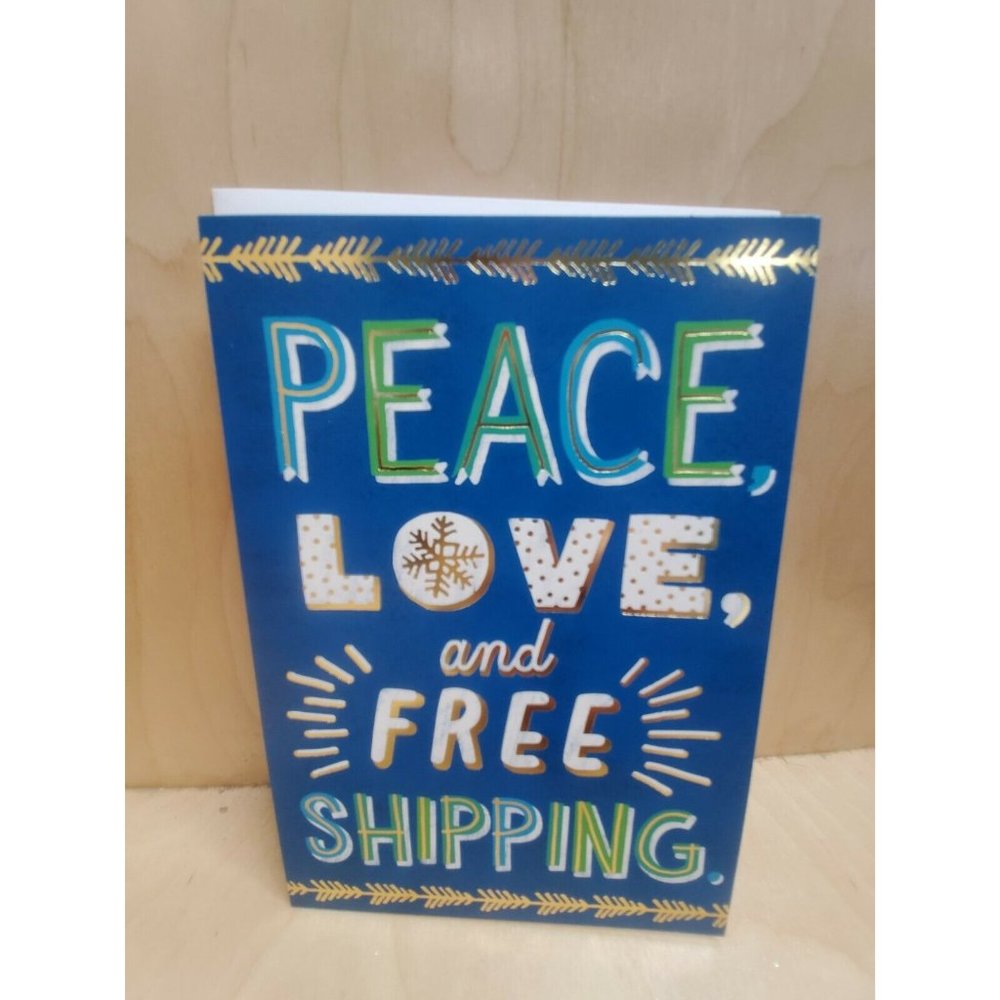 Hallmark Christmas Cards 16 Boxed New ~ Peace, Love, Free Shipping